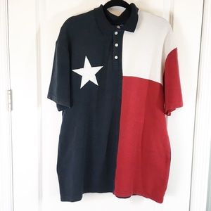 ⤵️$24 Texas Cotton - Texas Flag Patriotic - Polo